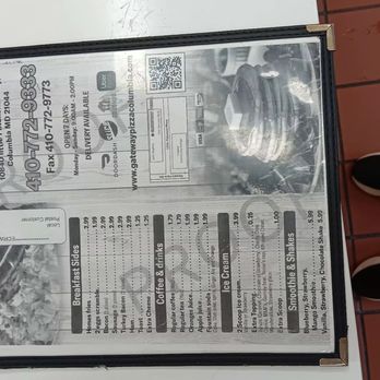 Gateway Pizza - Menu - Pizza Near Me - Columbia, Maryland