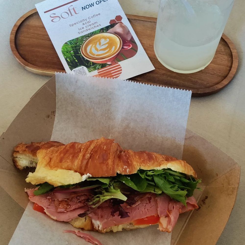 Soft Cafe - Okay roast beef sandwich and mint drink. - Coffee & Tea Near Me - Hawthorne, California