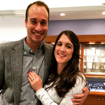 Single Stone - A visit from our Single Stone Couple Sara and David! We loved hearing your love story today!! - Jewelry Near Me - Los Angeles, California