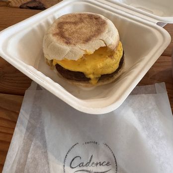 Cadence Coffee - English Muffin Sandwich - Coffee & Tea Near Me - Chattanooga, Tennessee