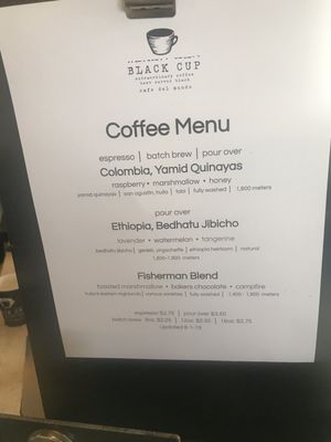 Menu photo 4 Black Cup Anchorage, AK