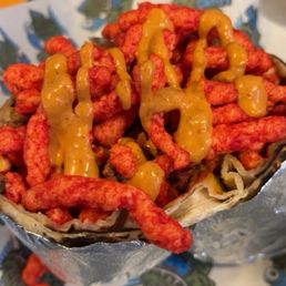 Hot Cheetos Burrito