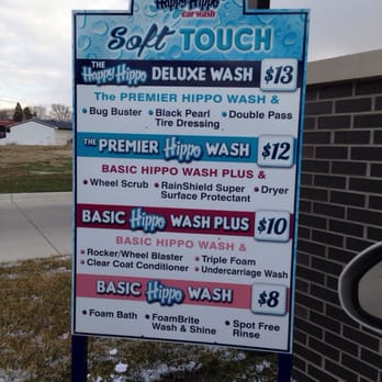 Happy Hippo - Pricey - Car Wash Near Me - Cedar Falls, Iowa