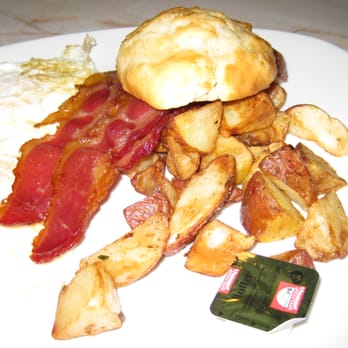 Silver Diner - American Breakfast --- eggs, bacon, home fries and buttermilk biscuit - Diners Near Me - Fairfax, Virginia Silver Diner - American Breakfast --- eggs, bacon, home fries and buttermilk biscuit - Diners Near Me - Fairfax, Virginia