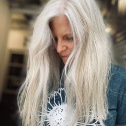 Blank Salon Studio & Apothecary - Platinum dimensional blonde gray blending