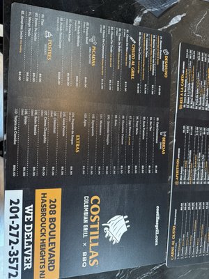 Menu photo 2 Costillas Hasbrouck Heights, NJ