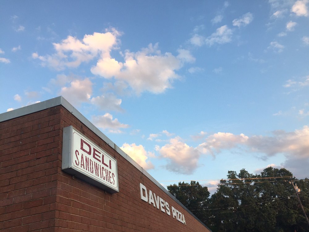 Food from Dave's Pizza and Subs