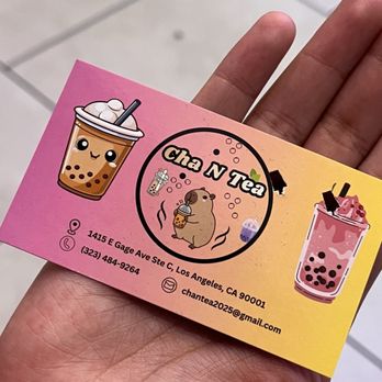 Cha N Tea - loyalty card - Bubble Tea Near Me - Los Angeles, California Cha N Tea - loyalty card - Bubble Tea Near Me - Los Angeles, California