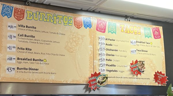 Menu photo 5 Taco Villa Villa Park, IL