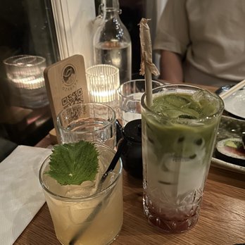 Ozakaya - Ozakaya Mule & Matcha Strawberry - Izakaya Near Me - Brooklyn, New York Ozakaya - Ozakaya Mule & Matcha Strawberry - Izakaya Near Me - Brooklyn, New York
