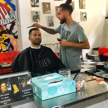 Yeeess Barbers - Pol did an incredible job on my husband - Barbers Near Me - Barcelona, B Yeeess Barbers - Pol did an incredible job on my husband - Barbers Near Me - Barcelona, B