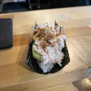 Sugo Hand Roll Bar - Snow crab - Sushi Bars Near Me - Seattle, Washington Sugo Hand Roll Bar - Snow crab - Sushi Bars Near Me - Seattle, Washington