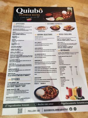 Menu photo 3 Quiubo Colombian Bistro St. Cloud, FL Menu photo 3 Quiubo Colombian Bistro St. Cloud, FL