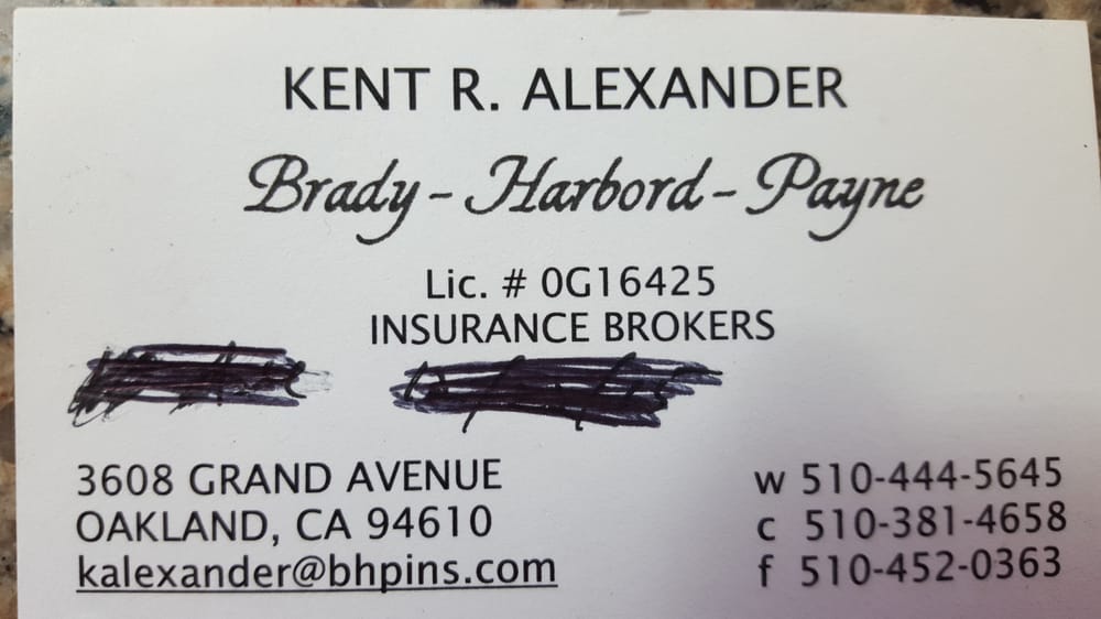 BRADY HARBORD PAYNE Updated September 2024 3608 Grand Ave, Oakland