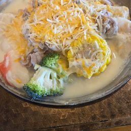 Cheesey Milk Hot Soup in mild spicy Cheesey Milk Hot Soup in mild spicy