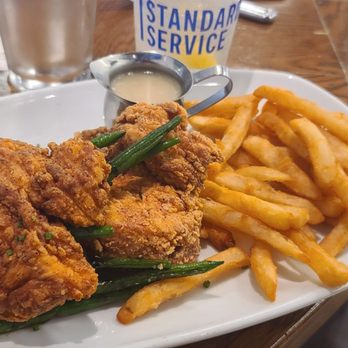 Standard Service - Heath - Chicken Fried Chicken, they normally serve it with mashed potato - New American Near Me - Heath, Texas Standard Service - Heath - Chicken Fried Chicken, they normally serve it with mashed potato - New American Near Me - Heath, Texas