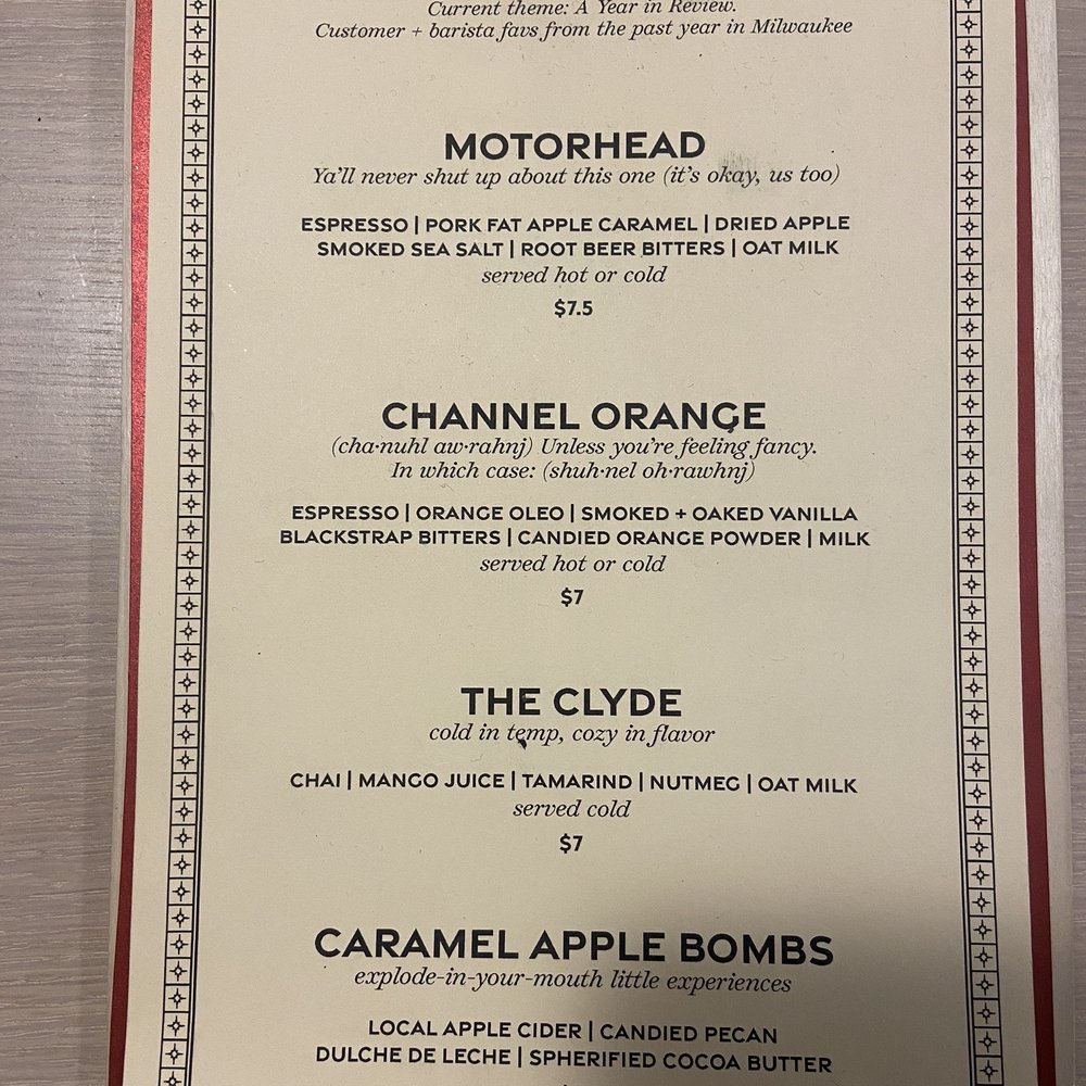 Discourse Coffee - Downtown - Rotating experimental drink menu - Coffee & Tea Near Me - Milwaukee, Wisconsin Discourse Coffee - Downtown - Rotating experimental drink menu - Coffee & Tea Near Me - Milwaukee, Wisconsin