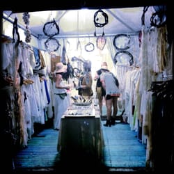 Tyagarah Tea Tree Farm - Stalls filled with hippy fashion! Must have!
