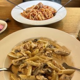 Chicken and Mushroom Alfredo