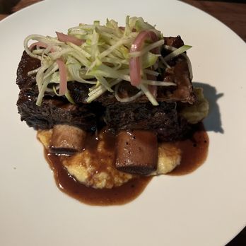 The Blue Lion - Bison short rib - New American Near Me - Jackson, Wyoming
