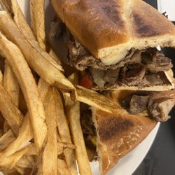 Drake Grill - Another look at the phillysteak and cheese and fries