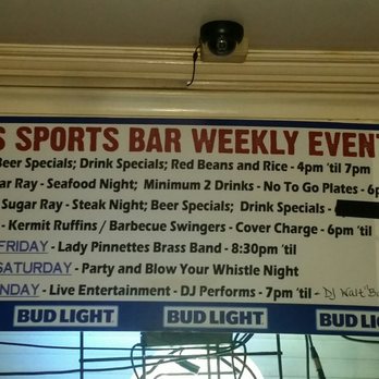 Bullet's Sports Bar - Weekly events - Sports Bars Near Me - New Orleans, Louisiana