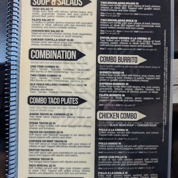 La Ruleta Mexican Restaurant - Lunch menu. - Mexican Near Me - Everett, Washington