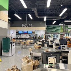 Nice brand new store with a Pours area