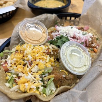 Torchy's Tacos - Fried Avocado taco and Baja Shrimp taco - Tacos Near Me - Austin, Texas