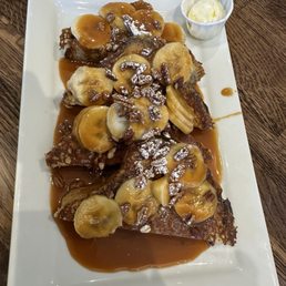 Banana nut French toast Banana nut French toast