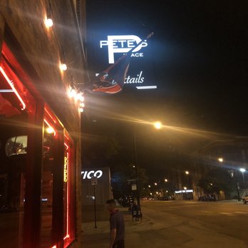 Pete's Place - the neon sign for the restaurant - Cocktail Bars Near Me - Chicago, Illinois