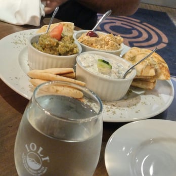 Mythos - Very generous portion of dips and so delicious - Greek Near Me - Burlington, Ontario Mythos - Very generous portion of dips and so delicious - Greek Near Me - Burlington, Ontario