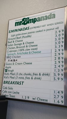 Menu photo 6 Mr Empanada Tampa, FL Menu photo 6 Mr Empanada Tampa, FL