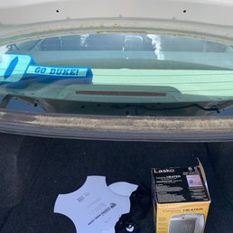 Pollen accumulation. Did not clean even after specifying this area. (Great job apart from this though)