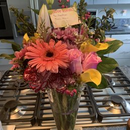 Bouquet was so big I had to separate it into 2 vases!