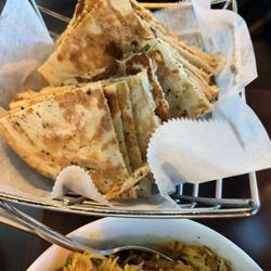 Grains Indian Cuisine - Garlic Naan Bread