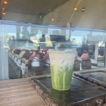 Hinar - matcha with earl grey foam - Cafes Near Me - San Diego, California