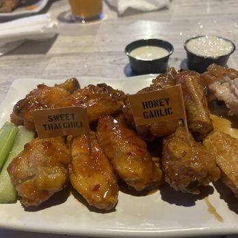 Island Wing Company - My wings, split sauces - Chicken Wings Near Me - Saint Johns, Florida Island Wing Company - My wings, split sauces - Chicken Wings Near Me - Saint Johns, Florida