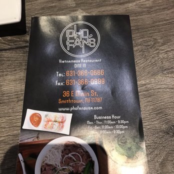 Pho Fans - The Menu - Vietnamese Near Me - Smithtown, New York Pho Fans - The Menu - Vietnamese Near Me - Smithtown, New York