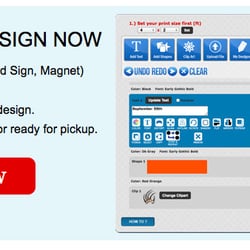 Water Drop Media Inc - Create your own sign, banner or magnet. Use our Online Design Tool now. Log into our website today.