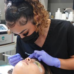 Foley OB And Aesthetics - Lash Lift & Tint in progress...