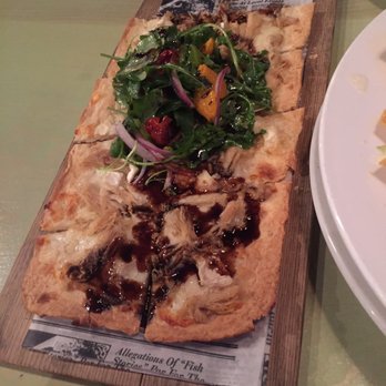 The Crazy Cucumber - Brie and chicken flatbread - Bars Near Me - Ocala, Florida