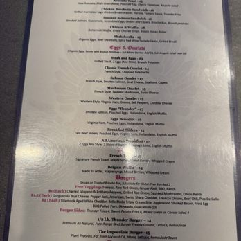 Thunder Burger & Bar - Menu - Burgers Near Me - Washington, DC, District of Columbia Thunder Burger & Bar - Menu - Burgers Near Me - Washington, DC, District of Columbia