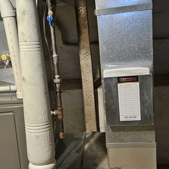 Centsible Heating and Air Conditioning - Additional repair to bring out intake line to allow for serviceable filter. - Heating & Air Conditioning/HVAC Near Me - Coloma, Michigan