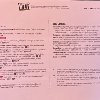 Velvet Taco - Tacos Near Me - The Woodlands, Texas Velvet Taco - Tacos Near Me - The Woodlands, Texas