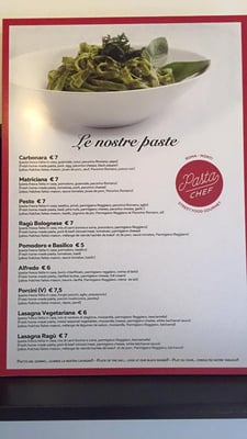 Menu photo 7 Pasta Chef Rome, RM Menu photo 7 Pasta Chef Rome, RM