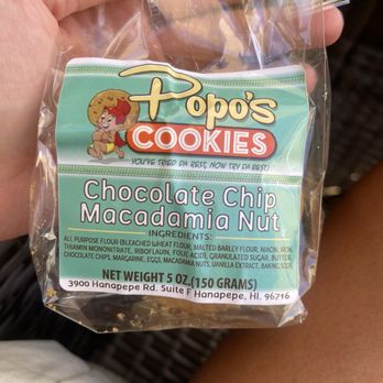 Popo's Cookies - Chocolate Mac nut = yummmm - Desserts Near Me - Hanapepe, Hawaii Popo's Cookies - Chocolate Mac nut = yummmm - Desserts Near Me - Hanapepe, Hawaii