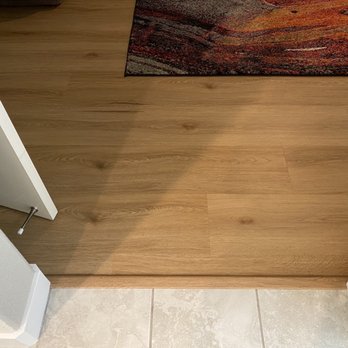 Rebuildit - New floor, baseboards, and transition to existing tile. Looks great! - Flooring Near Me - Sacramento, California