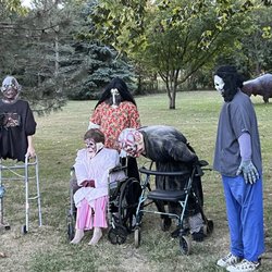 Hickory Grove Campground - These folks were taking a evening stroll :)