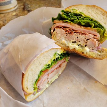 Sandwich Board - Turkey Club, All Dark meat, on Sourdough Roll, no peppers - Delis Near Me - Alameda, California Sandwich Board - Turkey Club, All Dark meat, on Sourdough Roll, no peppers - Delis Near Me - Alameda, California